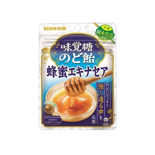 UHA味覚糖のど飴 蜂蜜エキナセア 61g x6