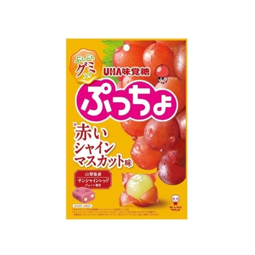糖 ぷっちょ袋赤いシャインマスカット 72g x6