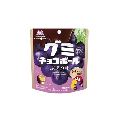 永製菓 グミチョコボール ぶどう味 47g x10