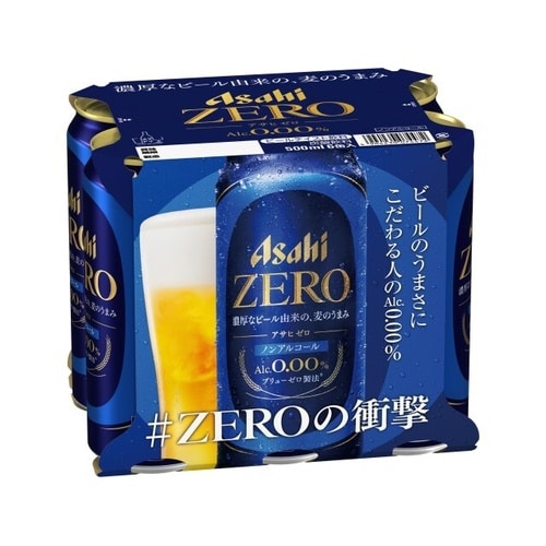 アサヒ ゼロ 6缶パック 500X6 x4