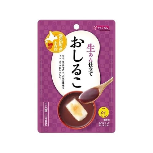 さくらあん生あん仕立ておしるこ 140g x12