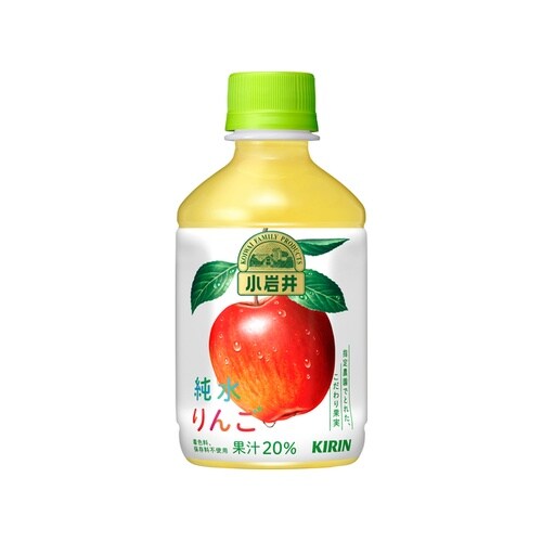 N 小岩井 純水りんご ペット 280mlx24