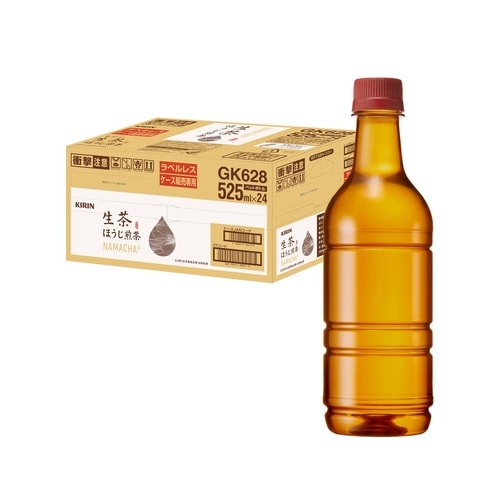茶ほうじ煎茶 ラベルレス ペット 525mlx24