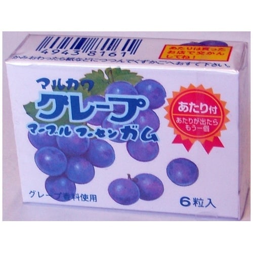 丸川製菓 20 グレープマーブルガム 6粒x33