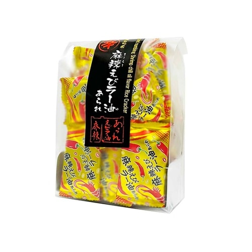 白 麻辣えびラー油あられ(全流協) 48g x12