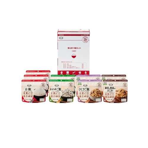 *アルファー食品 安心米9食セット x4