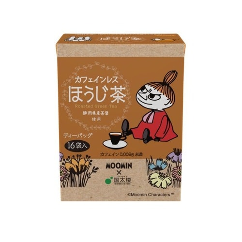 ムーミン カフェインレスほうじ茶 16袋 x12