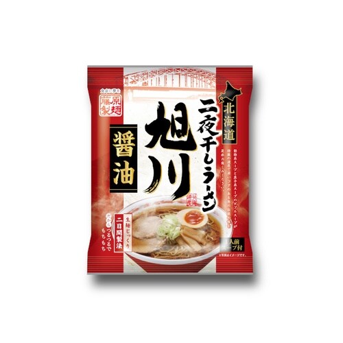 海道二夜干しラーメン旭川醤油 105.5g x20