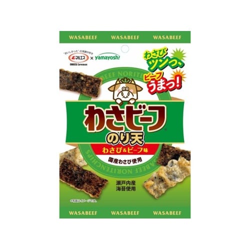 マルエス わさビーフのり天 18g x5