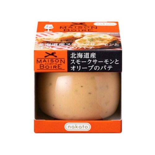 道産スモークサーモンとオリーブのパテ 95gx24
