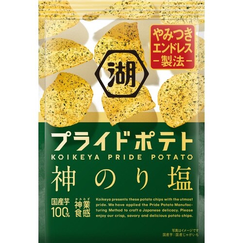 湖池屋 プライドポテト 神のり塩 55g x12
