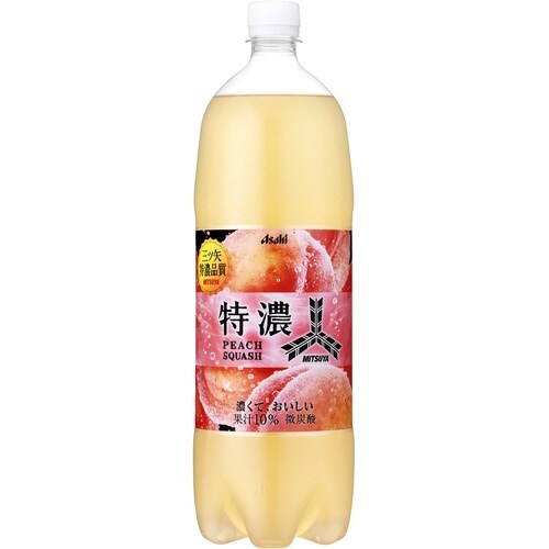 三ツ矢特濃ピーチスカッシュ PET1.5L8本