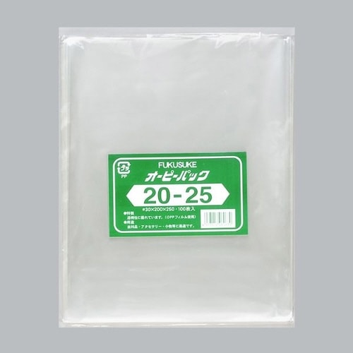 オーピーパックテープなし20−25100枚入×4