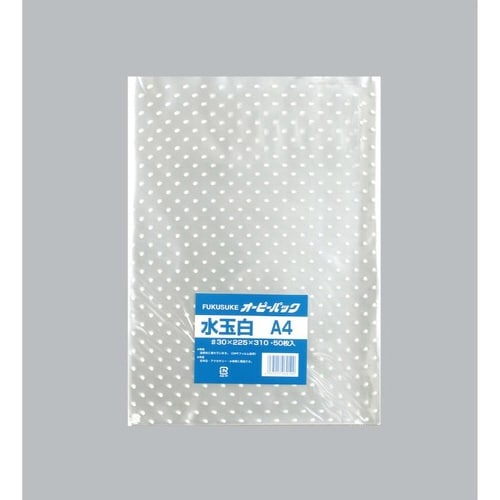 オーピーパックC 水玉白 A4 50枚入×60