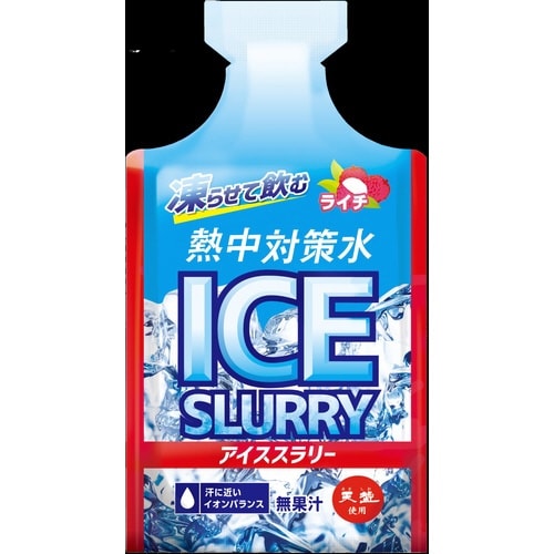 熱中対策水アイススラリー ライチ味 90g