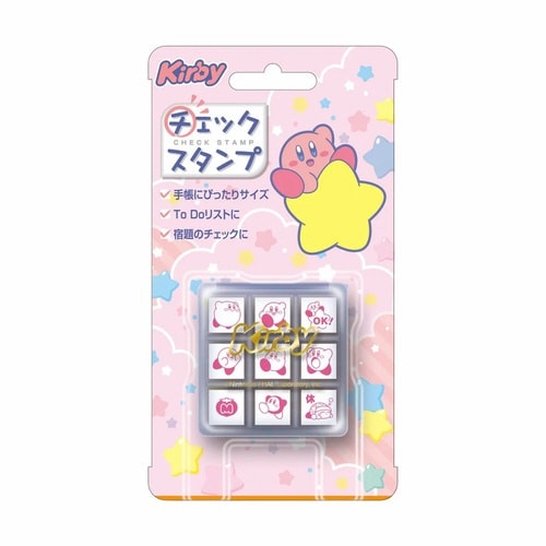 星のカービィ チェックスタンプ×3