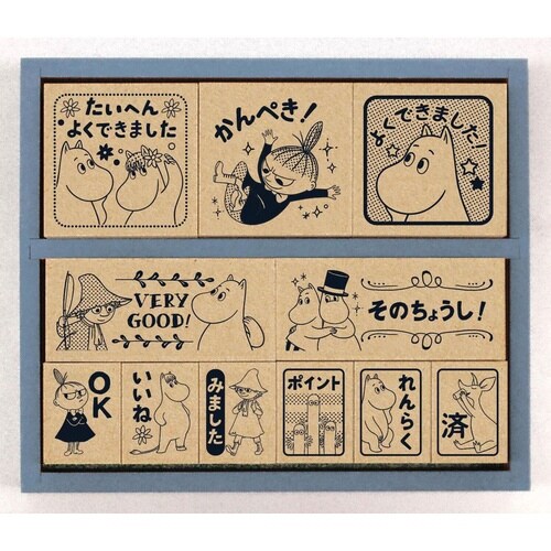 ムーミン谷のなかまたち木製ごほうびスタ×3