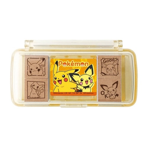 ミニスタンプ ポケモン ピカチュウたち×6