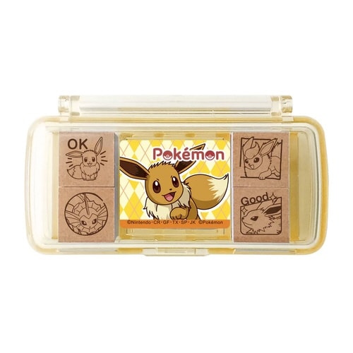 ミニスタンプ ポケモン イーブイ進化×6
