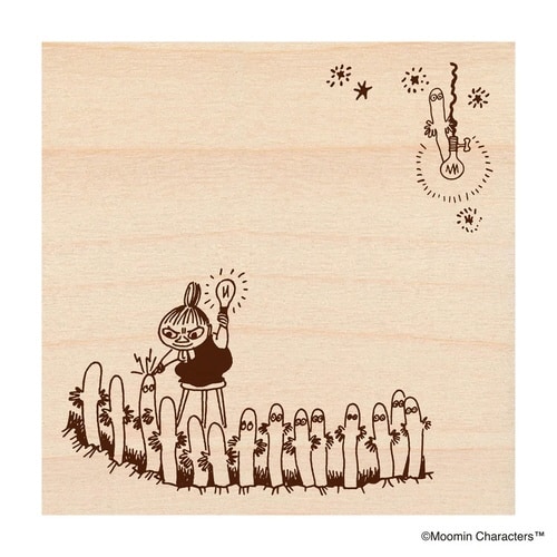 いろどりはんこ MOOMINニョロニョ×3