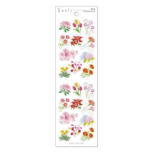 Eシール フラワー×20