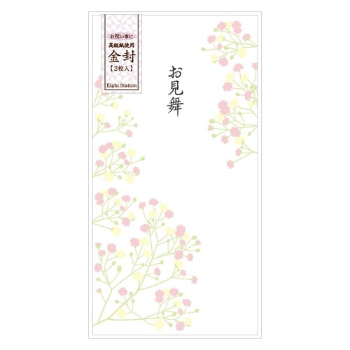 金封 お見舞(かすみ草)×10