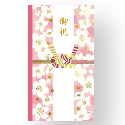おめでとう金封(梅)×12