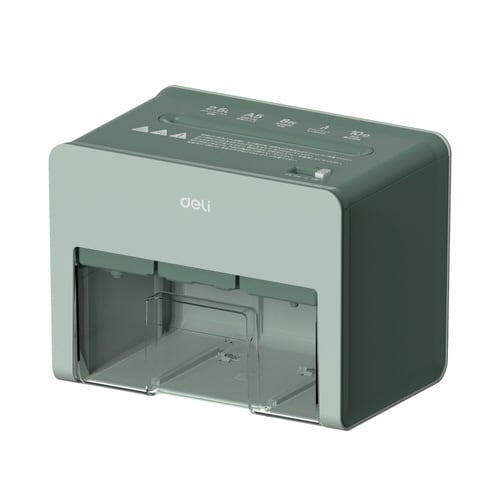 A5サイズ 卓上型コンパクトシュレッダー グリーン