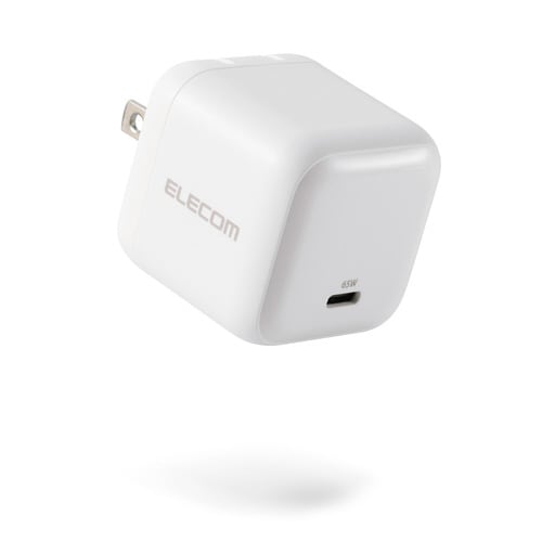 65W USB−C 充電器 PD 折畳 白