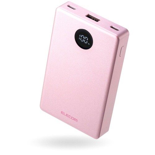 10000mAh 半固体モバイルバッテリー 桃