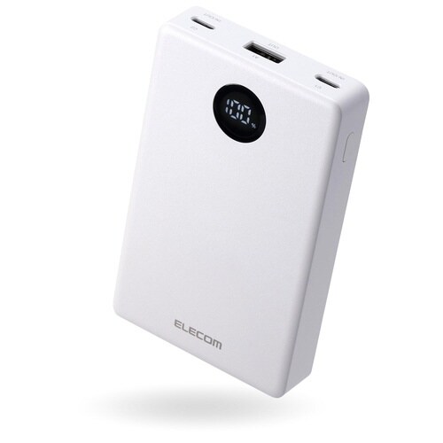 10000mAh 半固体モバイルバッテリー 白