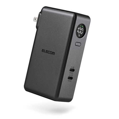 10000mAh一体型バッテリー PD30W 紺