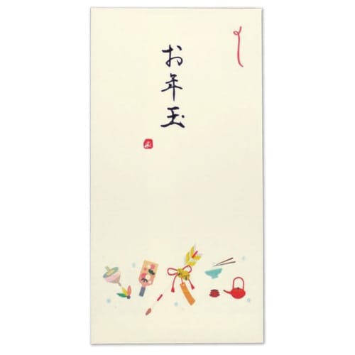 京都洛柿庵手書き金封 お年玉×5