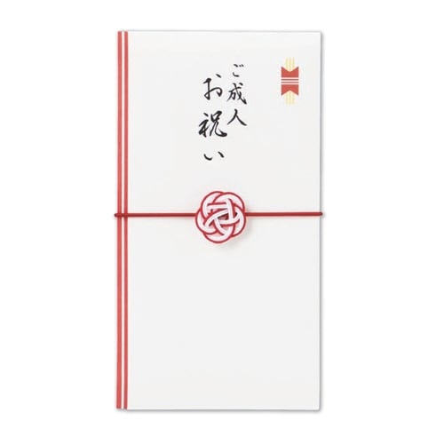 慶事用水引ゴム金封 ご成人×5