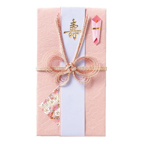 結婚御祝用金封 蝶 ピンク×5