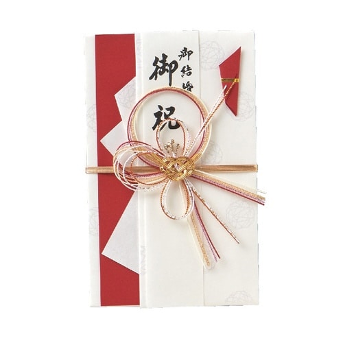 結婚御祝用金封 レッド×5
