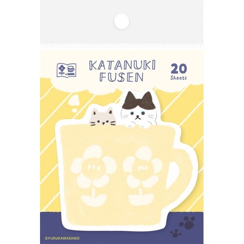 型抜きふせんマグカップにゃんこわたしびより×5