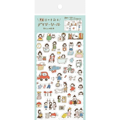 わたしびよりデイリーシール わたしの生活×5