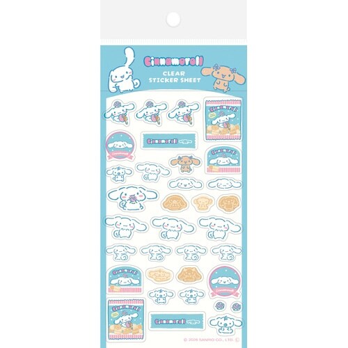 透明シールシートシナモロールおやつサンリオ×5