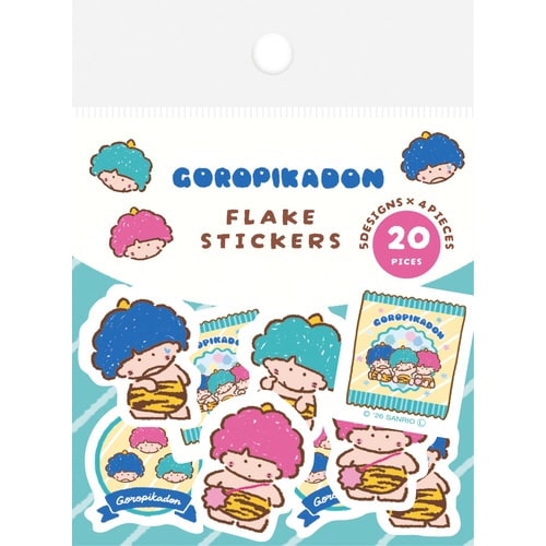 和紙フレークシールゴロピカドンおやつサンリオ×5