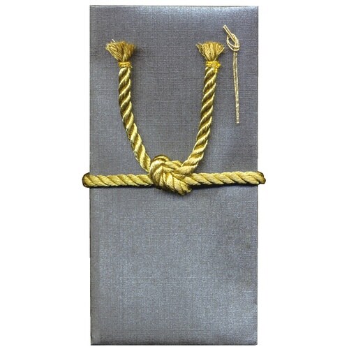 GIFT ENVELOPE charcoal×5