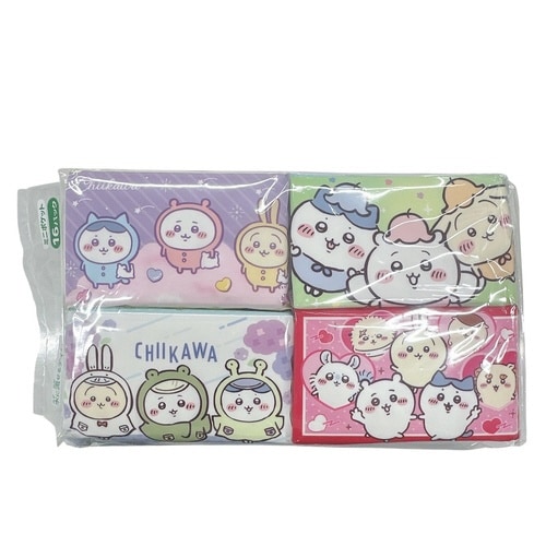 ちいかわ ミニポケットティシュ16個組 4個