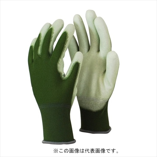 PU GLOVE カーキ 10双組 L
