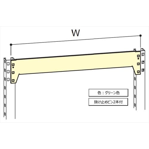 中量棚ビームML ML18P W1800