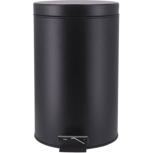 静かに閉まるゴミ箱 12L BK