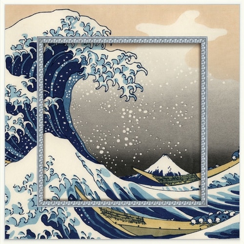 ビッグアート(葛飾 北斎「神奈川沖浪裏」)