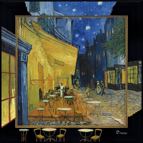 ビッグアートLLL(ゴッホ「夜のカフェテラス」)