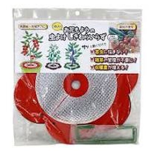 お花もようの虫よけ敷藁いらず3枚入ピン付 3マイイ