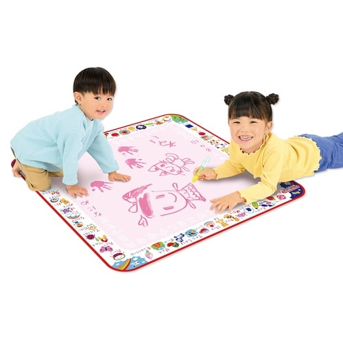 スイスイおえかき遊んで学べる知育シート赤×6