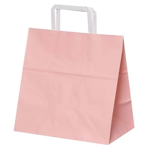 平紐手提袋 H平26 ピンク 50枚入×4
